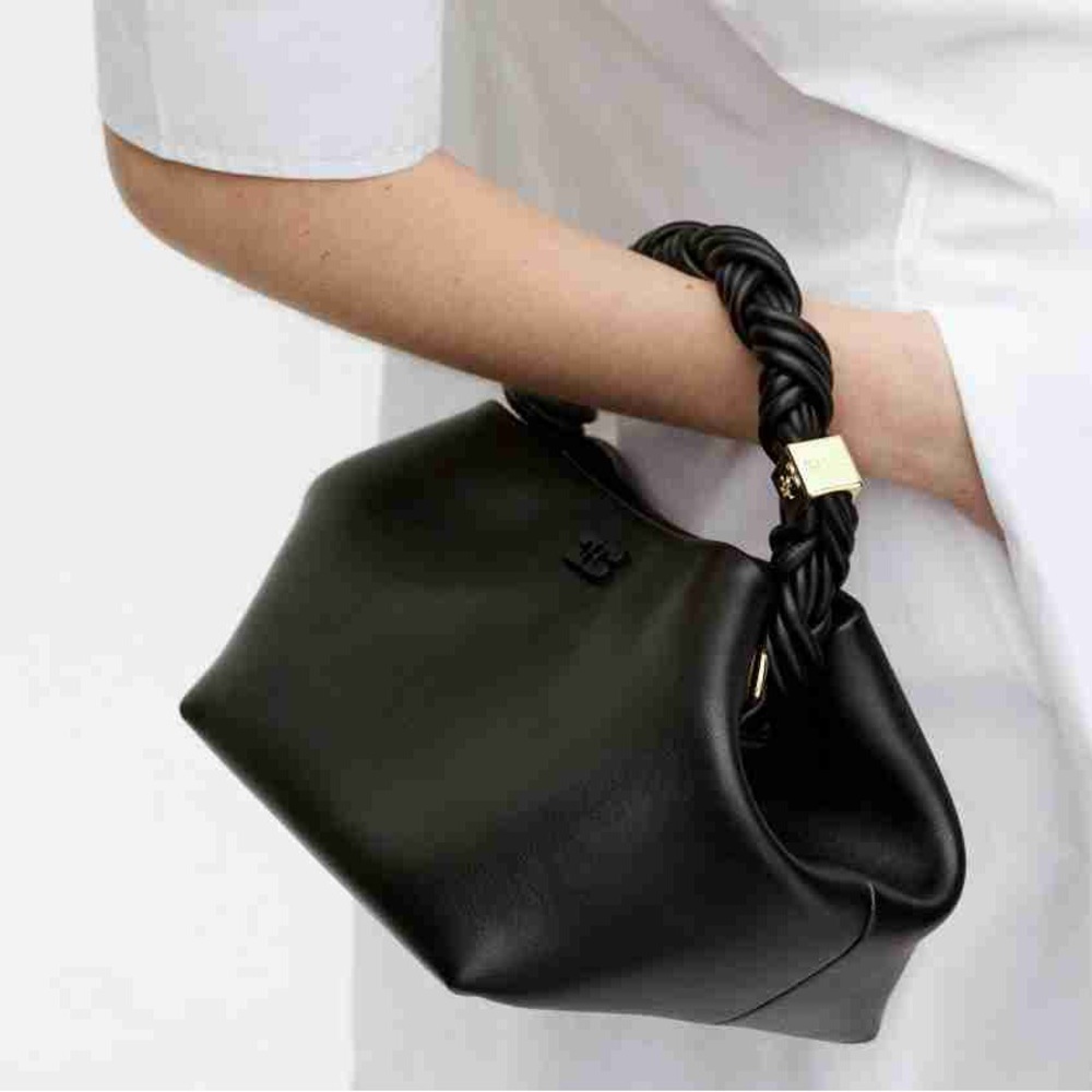 Ganni olive Green bou Bag
